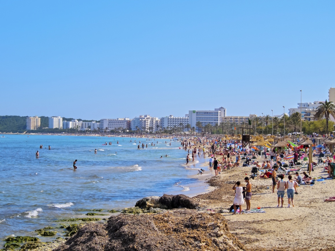 'View of Cala Millor on Mallorca, Balearic Islands, Spain' - Majorque