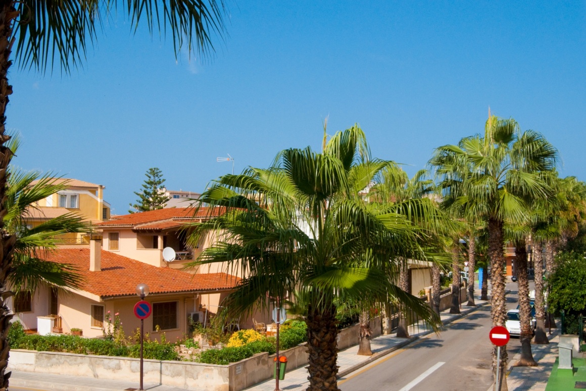 'Street of Can Picafort, Majorca island, Spain' - Majorque